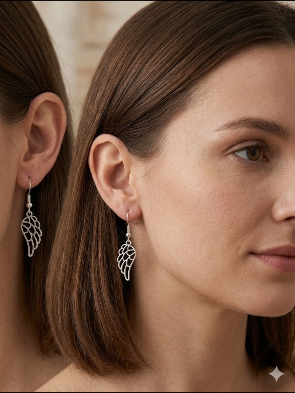 Gorgeous Handmade Open  Angel Wing Earrings (Add To Bundle And Get For Free!)